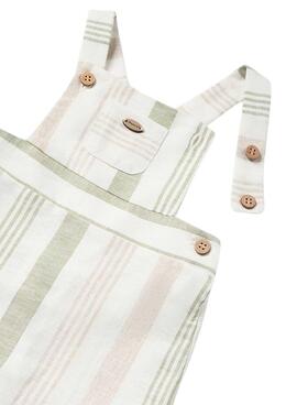 Ensemble Mayoral Salopette Habillée Beige Pour Bébé