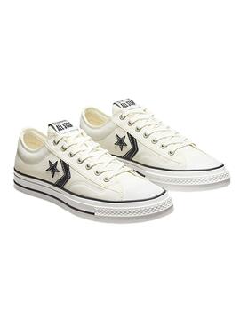 Sneakers Converse Star Player 76 toile blanche pour enfants