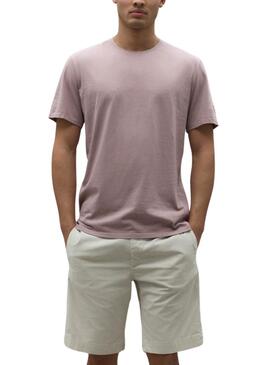 T-shirt Ecoalf Surfin Marron Pour Homme