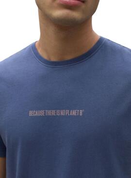 T-shirt Bleu Marine Ecoalf pour Homme