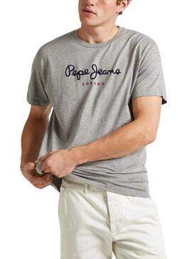 T-shirt Pepe Jeans Eggo Gris Pour Homme