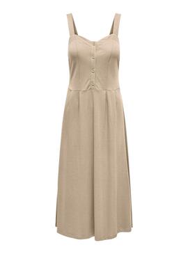 Robe Only Jany Beige Pour Femme