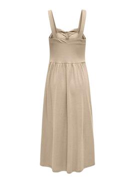 Robe Only Jany Beige Pour Femme