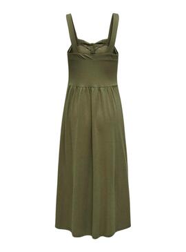 Robe Only Jany verte pour femme