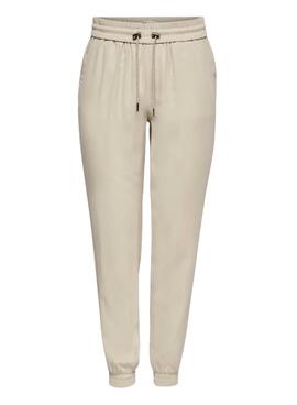 Pantalon Only Kelda Beige Pour Femme