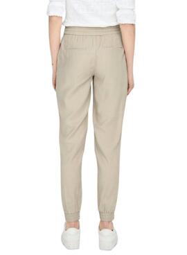 Pantalon Only Kelda Beige Pour Femme