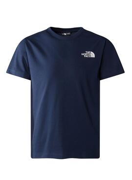 T-shirt The North Face Simple Dome Marine Enfants