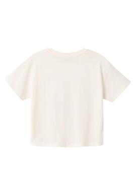 T-shirt Name It Flotter Beige Pour Fille