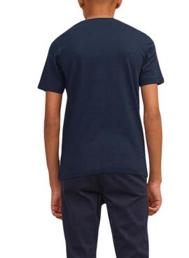 T-shirt Jack And Jones Zion Marine pour Enfant