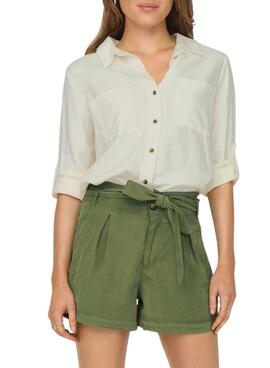 Chemise Only Yasmin Blanc Pour femme