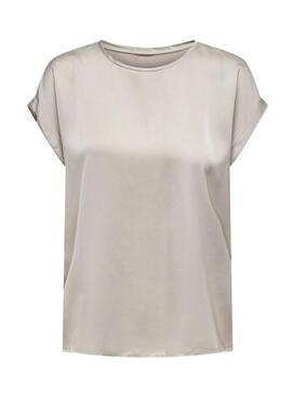 Top Only Lieke Gris Pour Femme