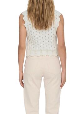 Top Only Luna blanc pour femme