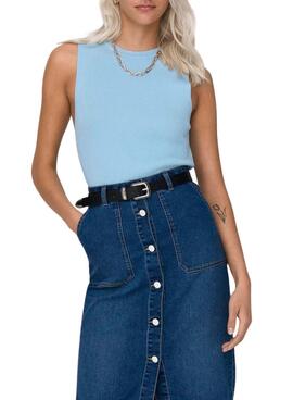 Top Only Majli Bleu Pour Femme