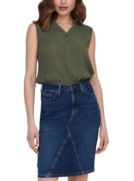 Top Only Jette Vert Pour Femme