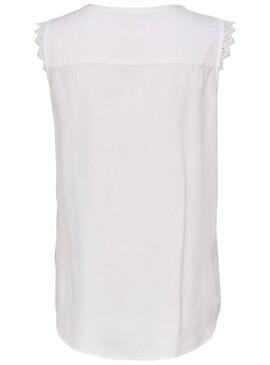 Top Only Kimmi Blanco Pour Femme