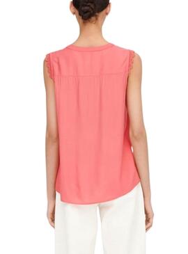 Top Only Kimmi corail pour femme