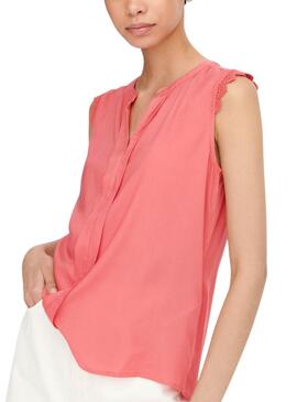 Top Only Kimmi corail pour femme