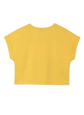 T-shirt Mayoral Imprimé jaune Pour Fille