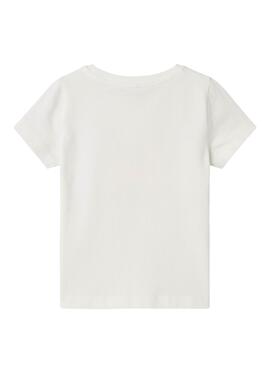 T-shirt Name It Hanne Blanc Pour Fille