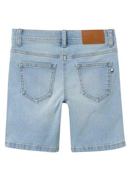 Bermuda Name It Silas Slim Azul Light Pour Enfant