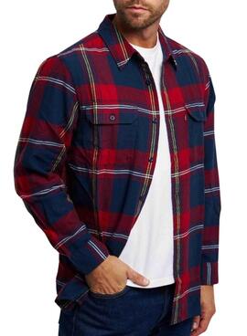 Chemise Levis Jackson Worker Rouge pour Homme