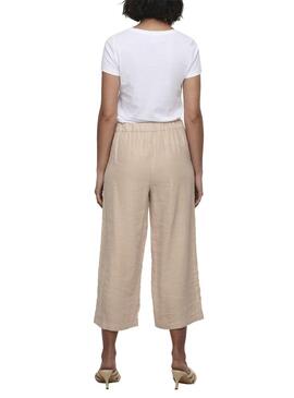 Pantalon Only Carisa Mago Beige pour Femme