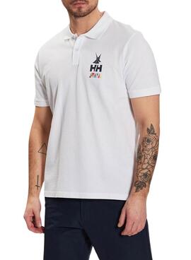 Polo Helly Hansen Koster Blanc Pour Homme