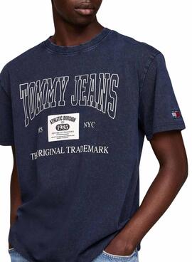 Maillot Tommy Jeans Archive marine pour homme