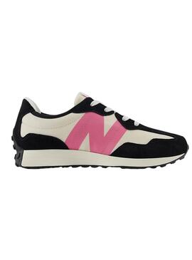 Chaussures New Balance 327 noir et rose