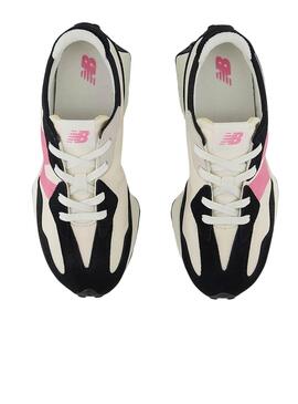 Chaussures New Balance 327 noir et rose