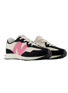 Chaussures New Balance 327 noir et rose