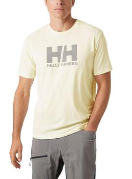 Maillot Helly Hansen Skog UPF 40 jaune pour homme