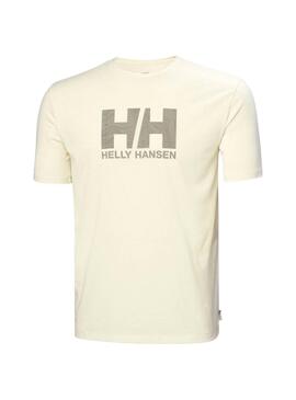 Maillot Helly Hansen Skog UPF 40 jaune pour homme