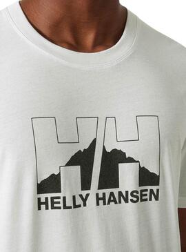 T-shirt Helly Hansen Nord blanc pour homme