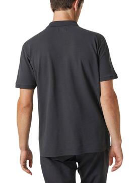 Polo Helly Hansen Malcesine noir anthracite pour homme