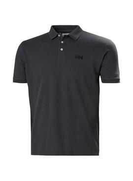 Polo Helly Hansen Malcesine noir anthracite pour homme