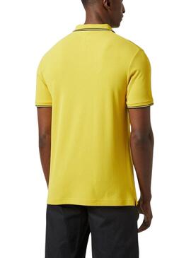 Polo Helly Hansen Kos UPF 50 jaune pour homme