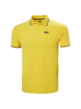 Polo Helly Hansen Kos UPF 50 jaune pour homme