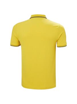 Polo Helly Hansen Kos UPF 50 jaune pour homme