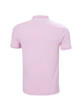 Polo Helly Hansen Kos UPF 50 rose pour homme