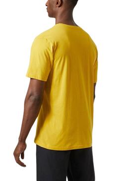 T-shirt Helly Hansen Logo jaune pour homme