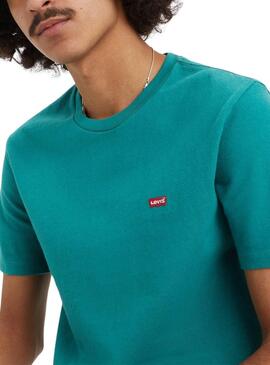 T-shirt Levi's de base turquoise pour homme