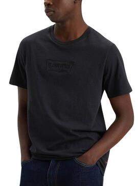 T-shirt Levi's Batwing noire pour homme