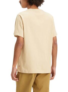 T-shirt Levi's Corded beige pour homme