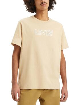 T-shirt Levi's Corded beige pour homme