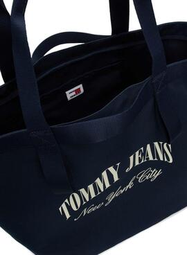 Sac Tommy Jeans Hot Summer Tote Marine pour Femme