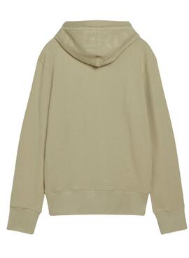 Sweat à capuche Superdry Logo Vert Pour Homme