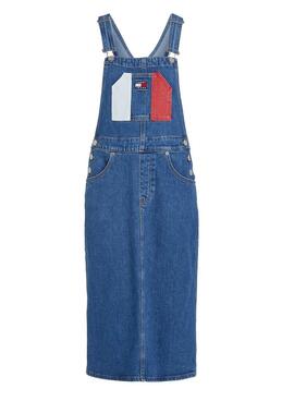 Robe Tommy Jeans Dungaree en denim pour femme