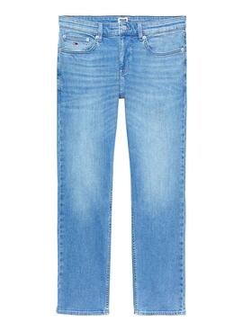 Jean slim Tommy Jeans Scanton bleu clair pour homme.