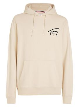 Sweat-shirt Tommy Jeans Entry Graphic beige pour homme